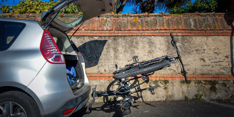 Buzzrack Buzzracer 3 Bike Tow Bar Bike Rack - 3-Bike Capacity - Tilting Design