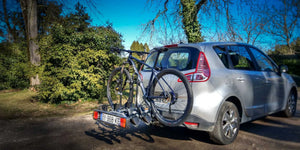 Buzzrack Buzzracer 3 Bike Tow Bar Bike Rack - 3-Bike Capacity - Tilting Design