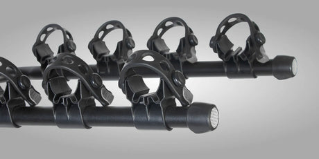 Buzzrack MOOSE 4 Bike Rack - Tow Ball Mounted Hang-On Carrier for 4 Bikes