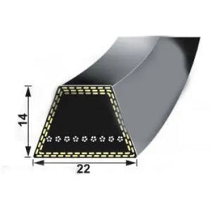 C68 Vee Belt | Heavy-Duty, Oil and Heat-Resistant Belt for Industrial and Agricultural Applications