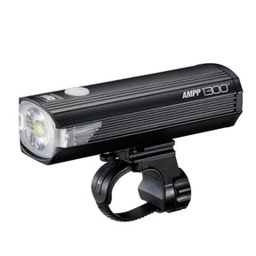 CatEye AMPP 1300 Front Bike Light - 1300 Lumen USB-C Rechargeable with Wide Beam