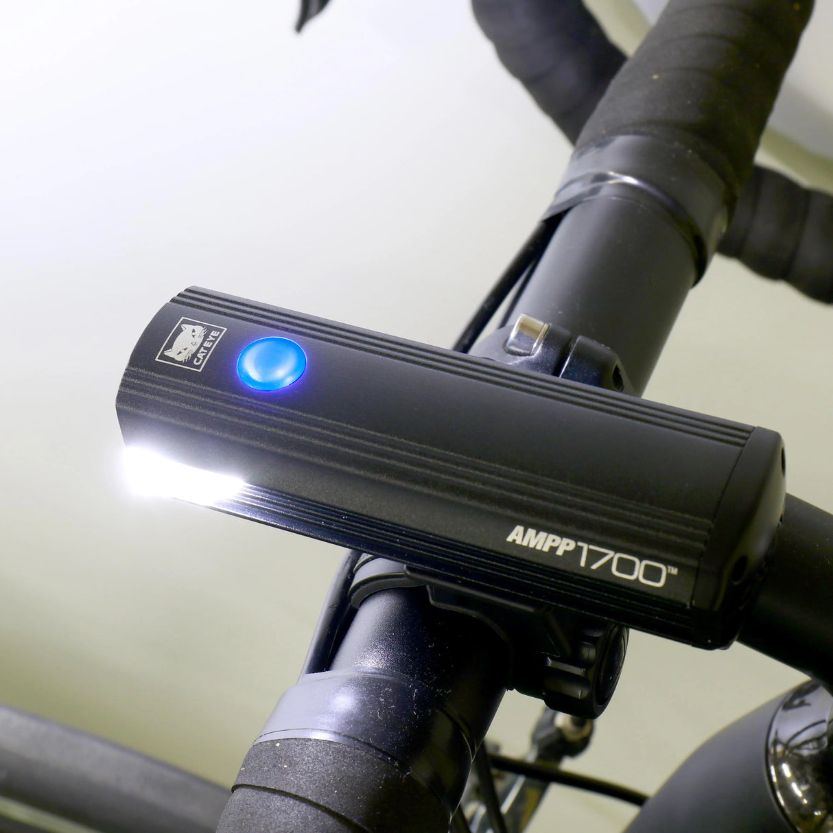 CatEye AMPP 1700 Front Bike Light - 1700 Lumen USB-C Rechargeable with Ultra Boost Mode