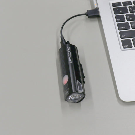 Cateye AMPP 400S Front Bike Light - 400 Lumen USB-C Rechargeable with 5 Modes