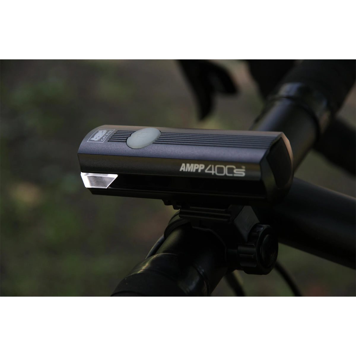 Cateye AMPP 400S Front Bike Light - 400 Lumen USB-C Rechargeable with 5 Modes
