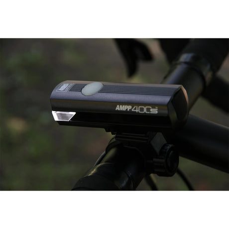Cateye AMPP 400S Front Bike Light - 400 Lumen USB-C Rechargeable with 5 Modes
