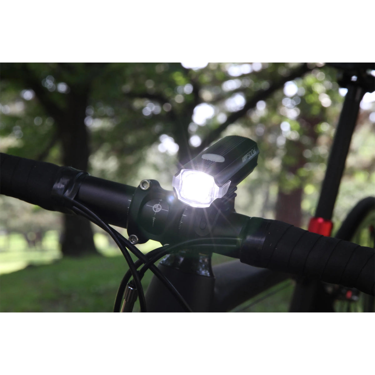 Cateye AMPP 500S Front Bike Light - 500 Lumen USB-C Rechargeable with Wide Beam