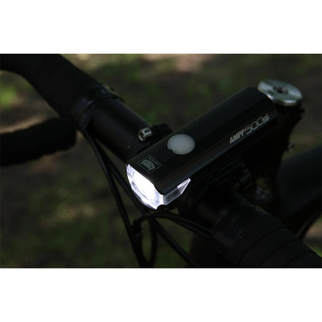 Cateye AMPP 500S Front Bike Light - 500 Lumen USB-C Rechargeable with Wide Beam