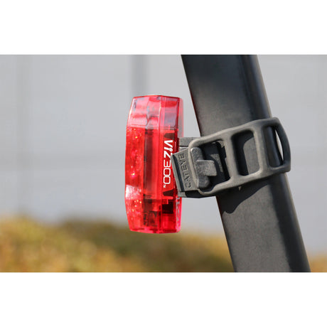 CatEye Viz 300 Rear Bike Light - 300 Lumen USB-C Rechargeable with Hyperflash & 300° Visibility