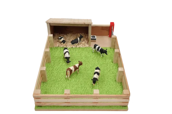 Millwood Calf House with Field