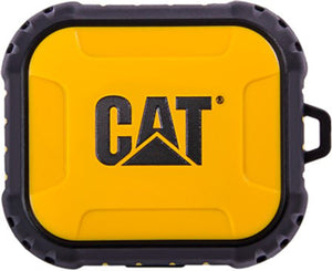 CAT TWS Headphones Black/Yellow - Wireless Bluetooth 5.3, IP55 Dust & Water Resistant