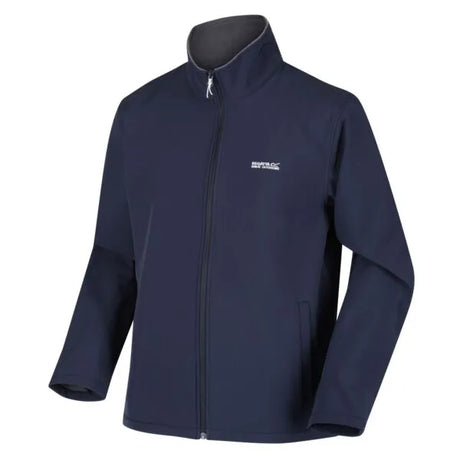 Regatta Men's Cera V Wind Resistant Softshell Walking Jacket Navy