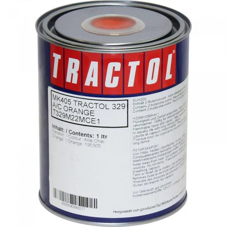 Tractol Paint Allis Chambers Orange 1L - High Gloss Finish for Agricultural & Construction Equipment - MK405