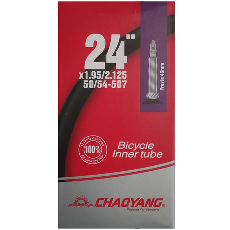 Chaoyang 24x1.95/2.125 Schrader Tube - Durable Butyl Rubber Inner Tube