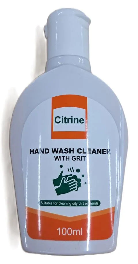 Citrine 100ml Hand Wash Cleaner with Grit - Pocket-Sized Heavy Duty Hand Cleaner