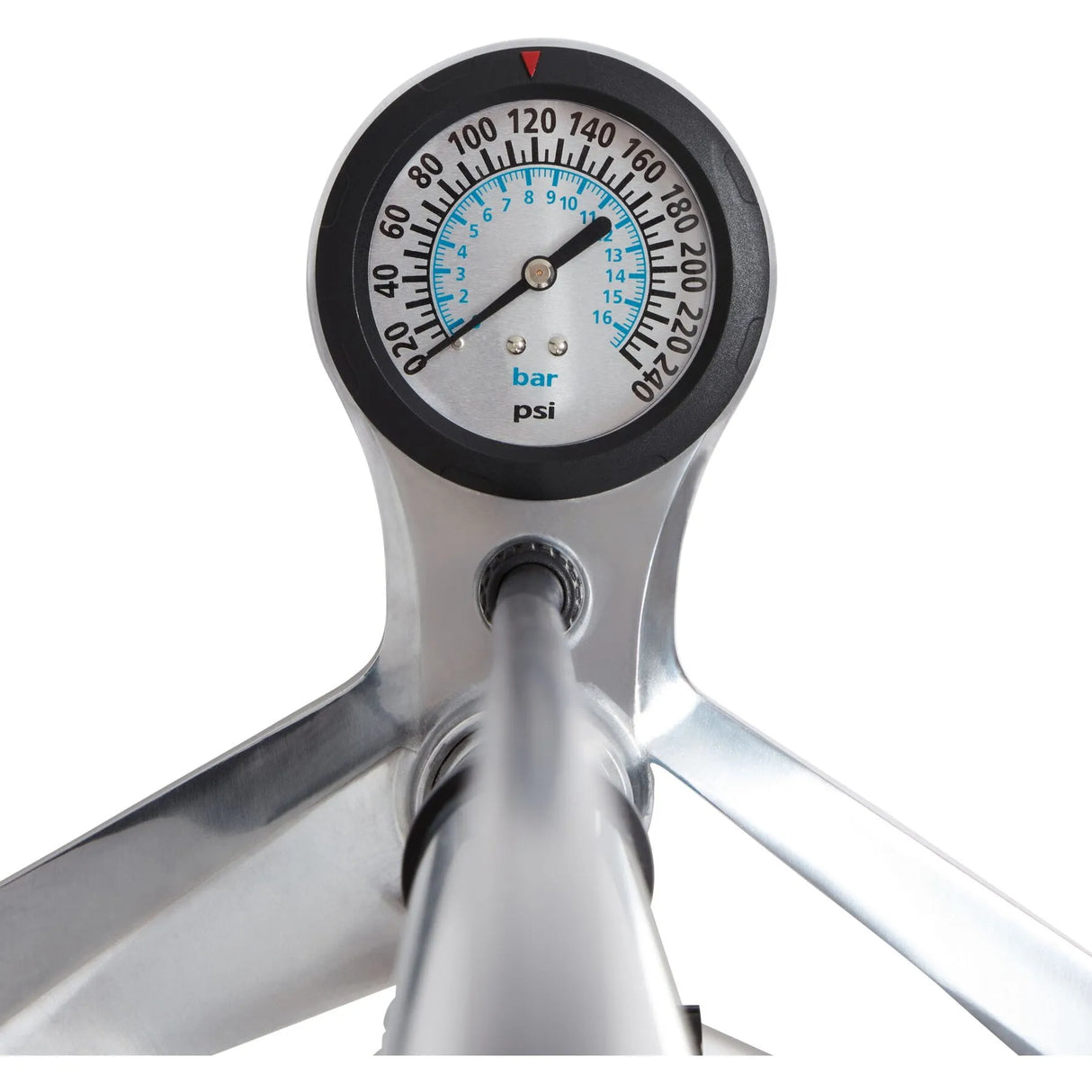 Classictrax Floor Pump QA4417 - High Pressure Bicycle Pump with Gauge & Twin Valve