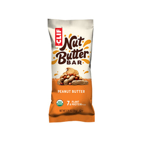 Clif Nut Butter Bar Peanut - Organic, Plant-Based Energy Bar with 7g Protein