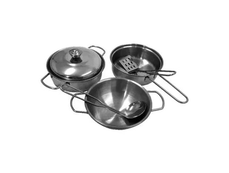 TP Toys Junior Cook Wooden Mud Kitchen for Kids - FSC Certified Timber with Stainless Steel Pans & Utensils