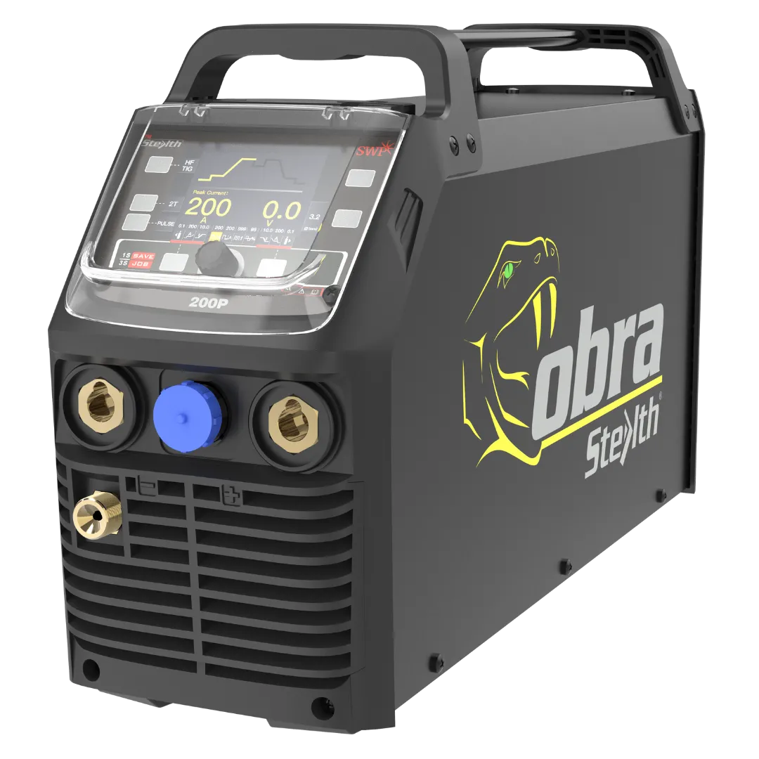 Cobra by Stealth 200P LCD PFC MV TIG Welding Machine 9110H - Multi-Voltage, HF Start