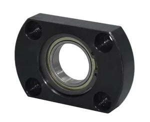 Compact Carbon Steel Single Bearing Seat with Retaining Ring Flange 