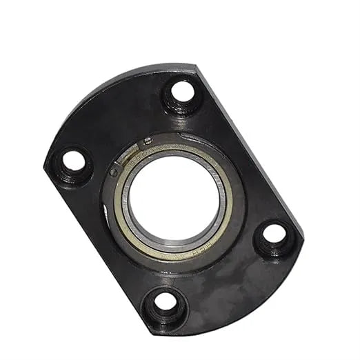 Compact Carbon Steel Single Bearing Seat with Retaining Ring Flange 