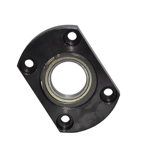 Compact Carbon Steel Single Bearing Seat with Retaining Ring Flange 