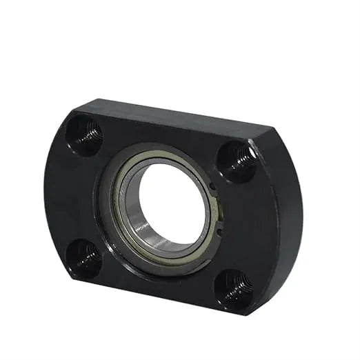 Compact Carbon Steel Single Bearing Seat with Retaining Ring Flange 