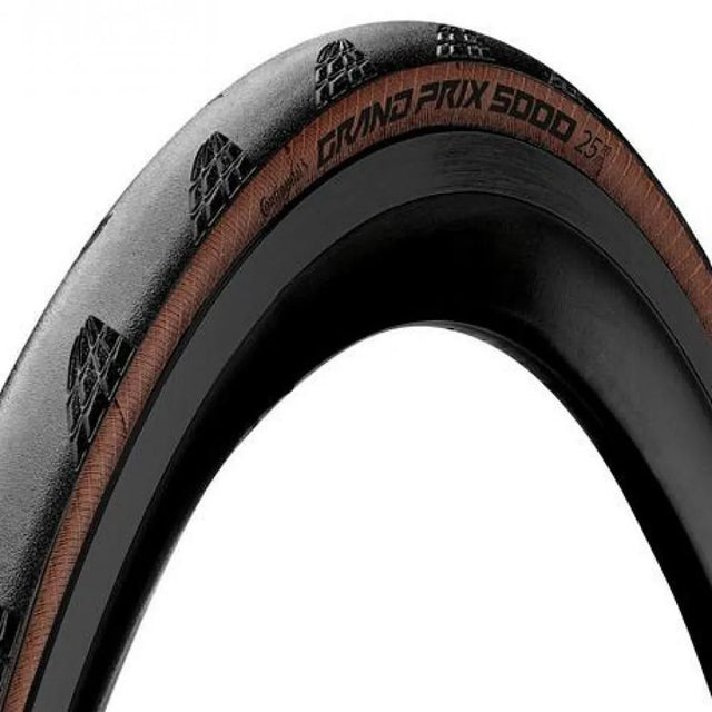 Continental Grand Prix 5000S TR Black/Trans 700x25c - Tubeless Ready | Black Chili Compound