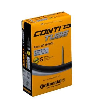 Continental Race Tube 700x25-32C | 60mm Presta Valve | Butyl | Black | TUC81931