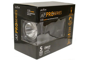 CREE 6V Battery Spotlight - 220 Lumens | 45-Hour Battery Life, 300m Beam, IPX4 Water Resistant
