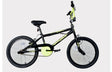 CRIME Freestyle 20" BMX Bike Black/Neon Yellow - Durable BMX for Tricks, Stunts, and Freestyle Riding