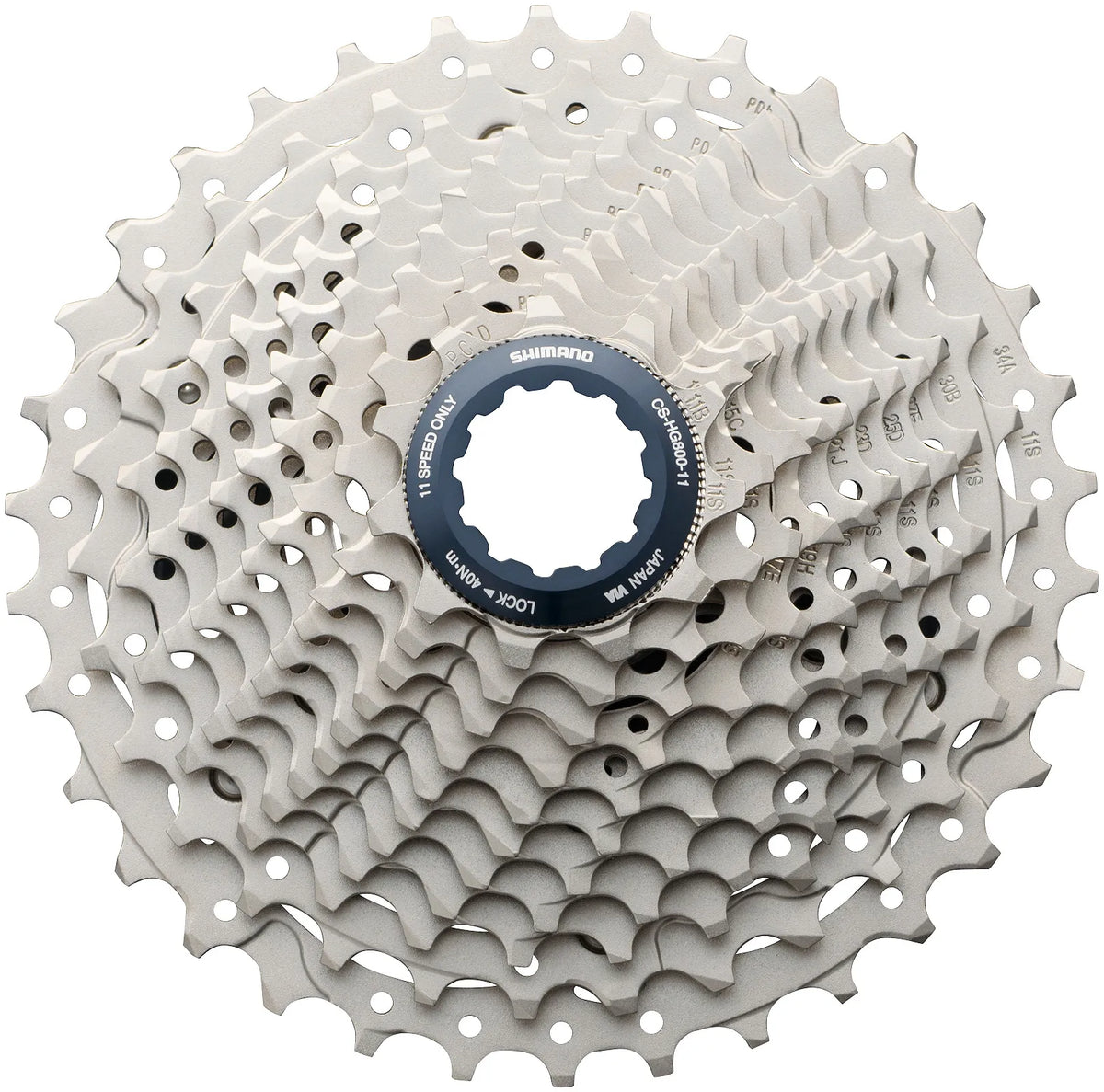 Shimano CS-HG800 11-Speed Cassette - 11-34T | Hyperglide EV | Road & Gravel