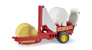 Bruder Bale wrapper with Round Bales