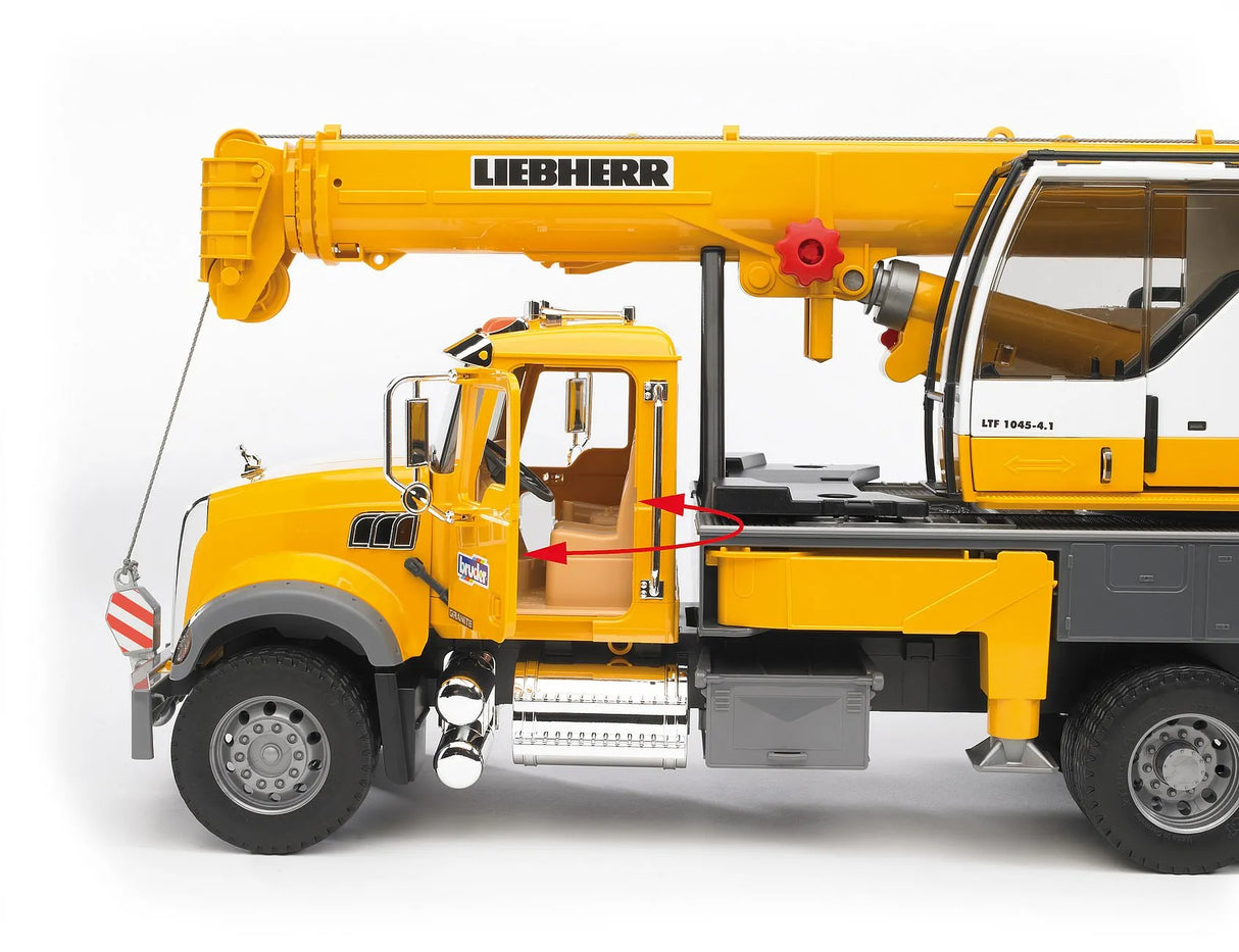 Bruder Mack Granite Liebherr Crane Truck