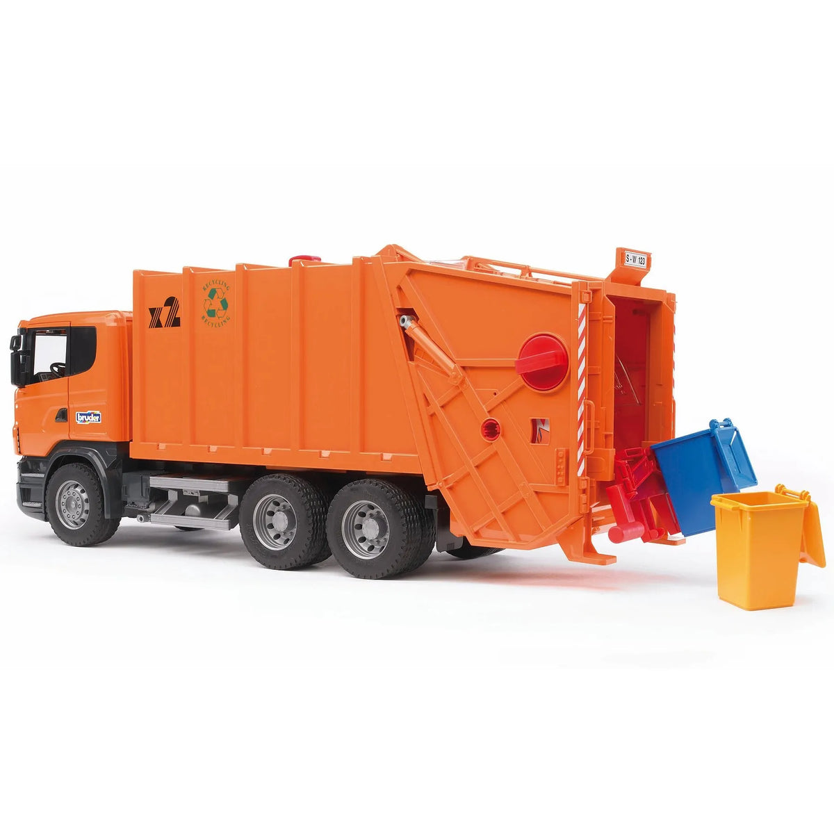 Bruder Scania R-Series Garbage Truck (orange)