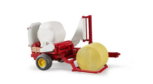 Bruder Bale wrapper with Round Bales