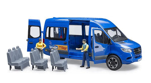 Bruder Mercedes Sprinter Transfer with Driver and Passenger