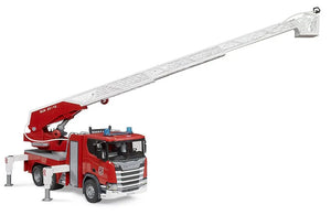 Bruder Scania Super 560R Fire Engine Toy | Ladder, Water Pump, Light & Sound