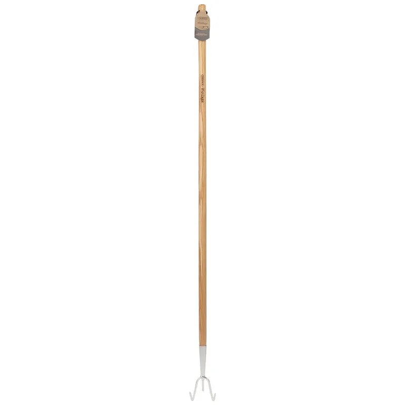 Draper Heritage Stainless Steel 3 Prong Cultivator with Ash Handle
