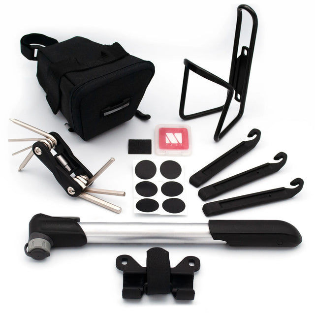 Cycling Starter Kit MPSK001 | 6 Essential Bike Accessories | Pump, Multi-Tool & More