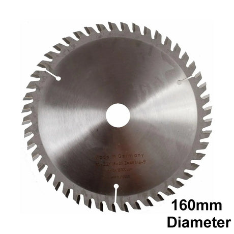 Dart Platinum Circular TCT Wood Cutting Saw Blade 160mm x 48 Teeth x 20mm Bore - DXPWC1602048