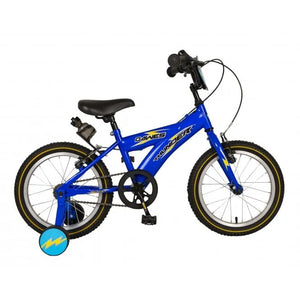 Dawes Thunder 16" Kids Bike Blue - Tough Steel Frame, Accessories Included