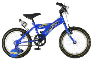 Dawes Thunder 16" Kids Bike Blue - Tough Steel Frame, Accessories Included