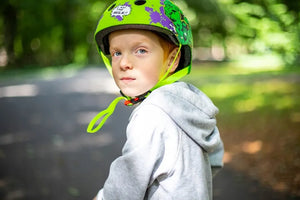 Disney Hulk Kids Skater Helmet | Multicolour Adjustable Cycling Helmet 52-56 cm