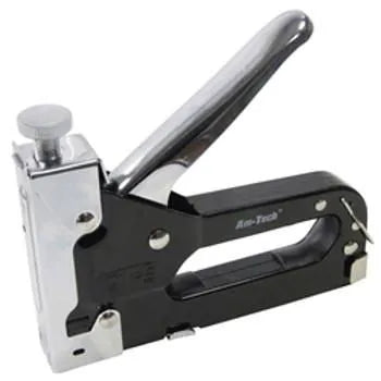 Amtech 3-IN-1 Staple Gun with Impact Pressure Adjustment | For Staples & Nails