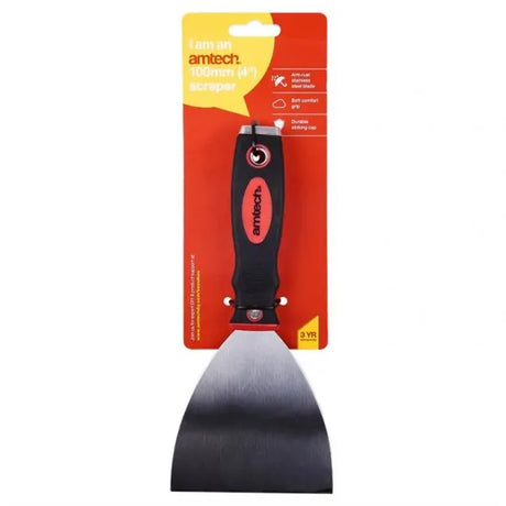Amtech Soft Grip Scraper 4"