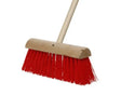 DOSCO 13" Red Yard Broom with Handle & Clamp