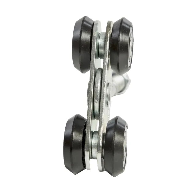 Double Tracking Roller G2474 - Heavy-Duty Zinc Plated Door Roller with Adjustable Trolley