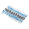 LED Global Blue Heat Shrink Terminal with Solder 25 Pack
