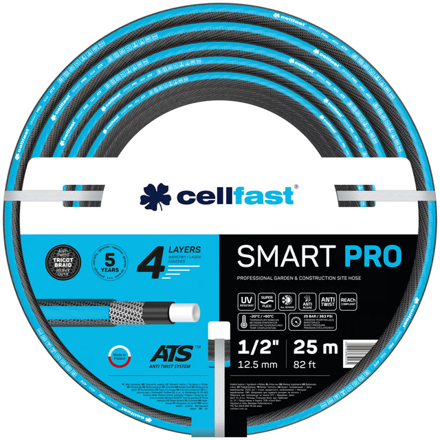 Cellfast Smart Pro Garden Hose 25M 1/2''