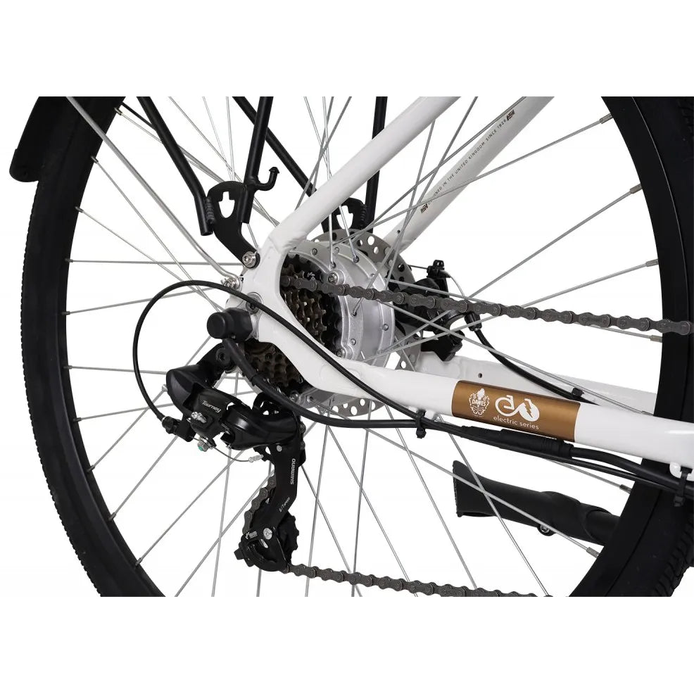 Dawes Mojave Electric Bike - Cream, 250W Motor with 36V 10Ah Battery